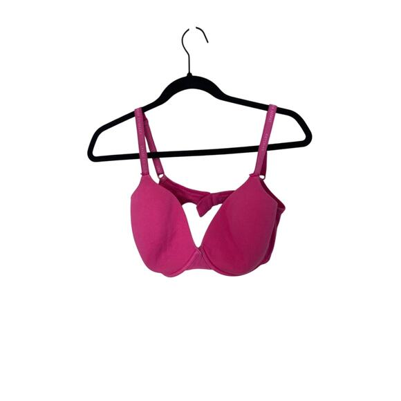 VS Pink Women's Lined Perfect Coverage 36DD Pink Bra - Picture 1 of 6